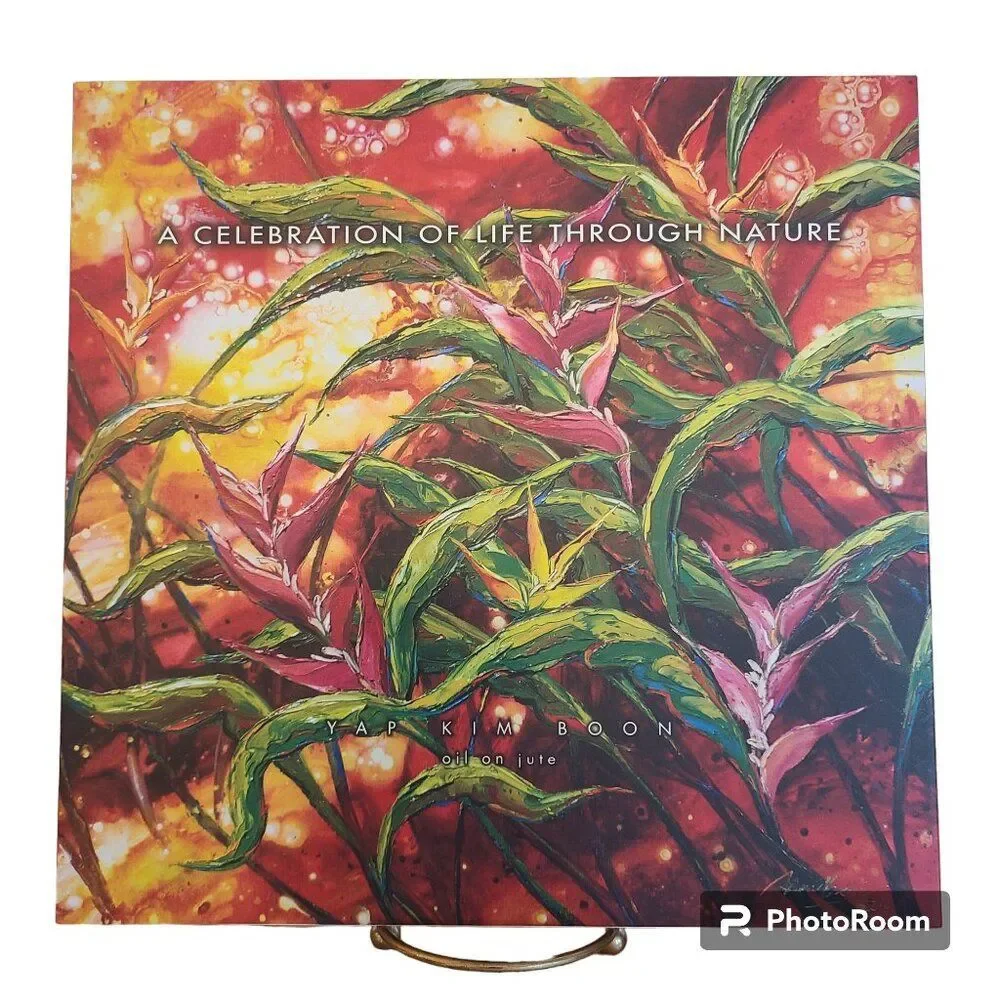 A Celebration of Life Through Nature By Yap Kim Boon Art Coffee Table Book Asia